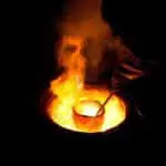 welding hot metal