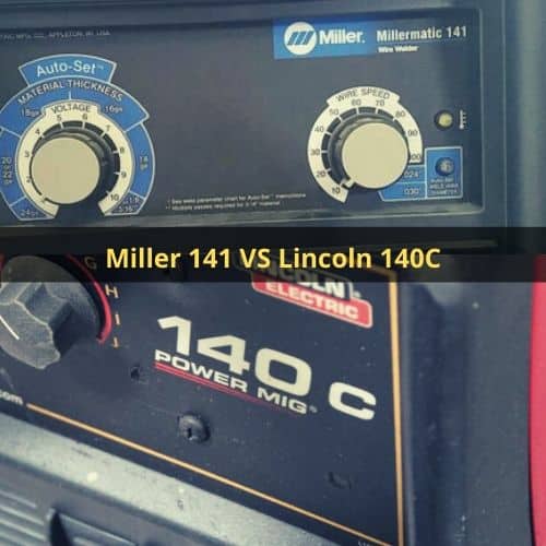 faceoff, Millermatic 141 with milcoln 140c
