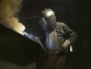 Welder full safety equipment
