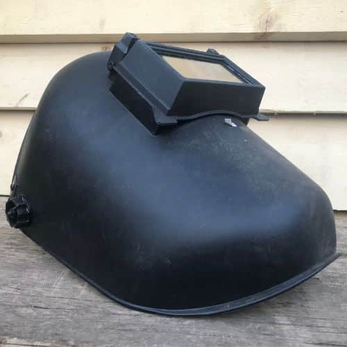 fixed-shade welding hood