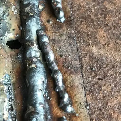 welding bead shape too high